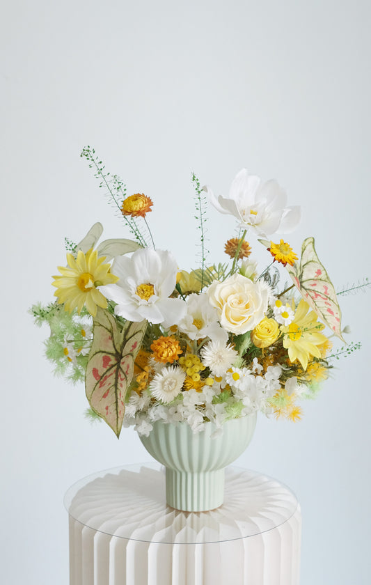 [Preserved & Faux Floral] Early Spring Vase