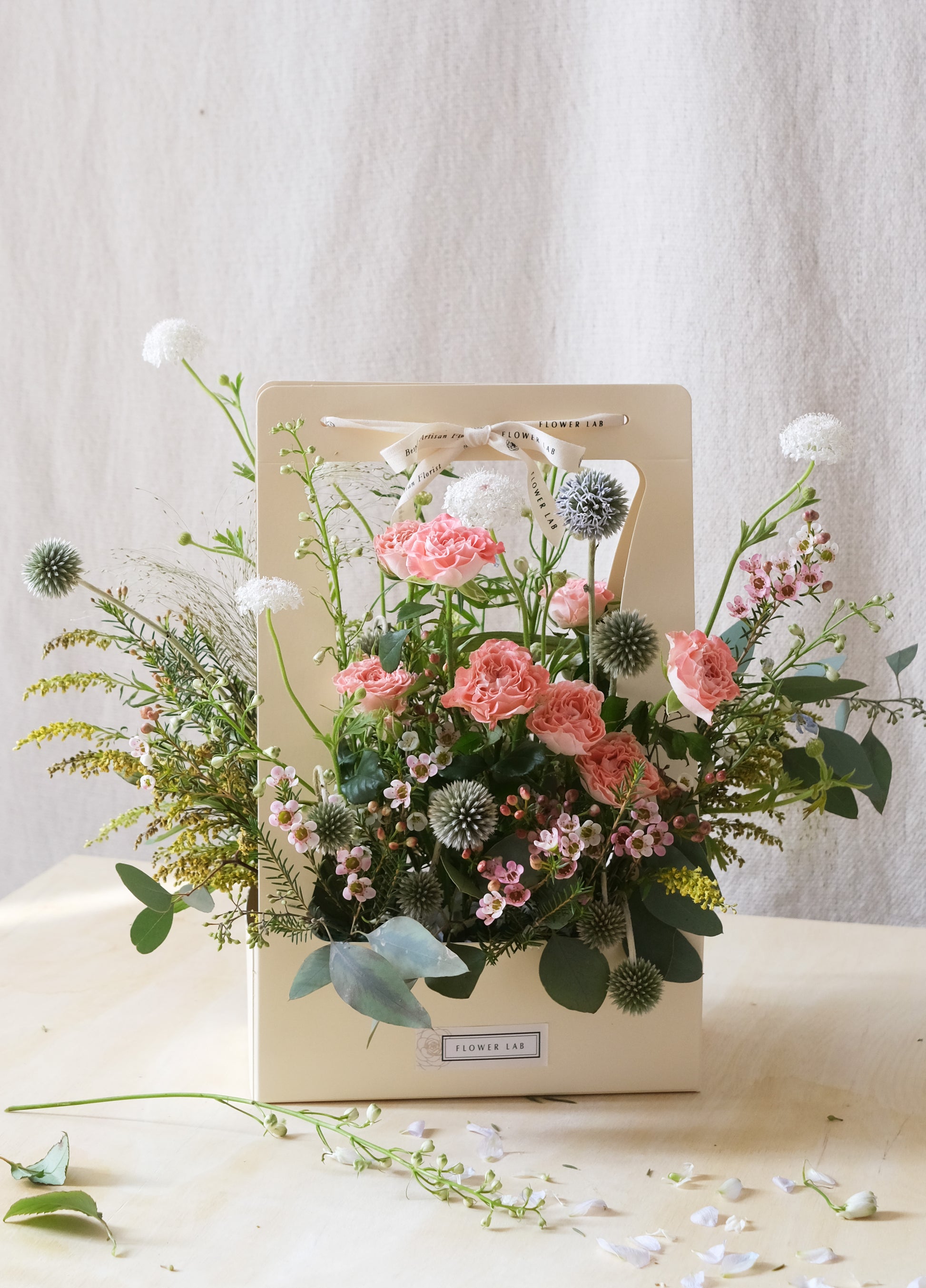 Flower Lab Singapore Fresh floral omakase bloom box roses