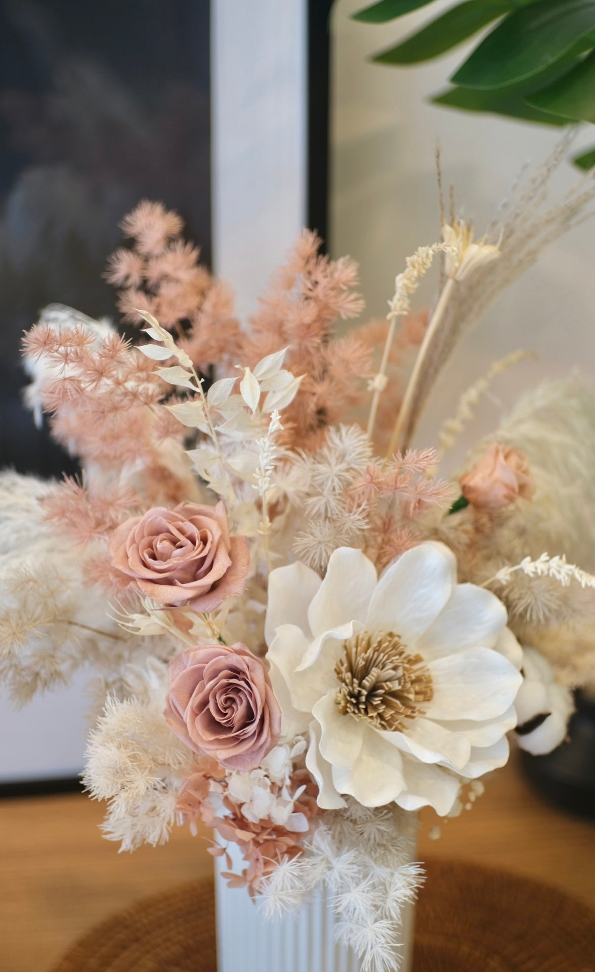 Flower Lab Singapore Hari Raya Floral Home Deco Pampas natural dried flowers