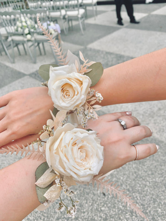 Flower Lab Sg Flower Lab Singapore Preserved flower bridesmaids wrist corsage