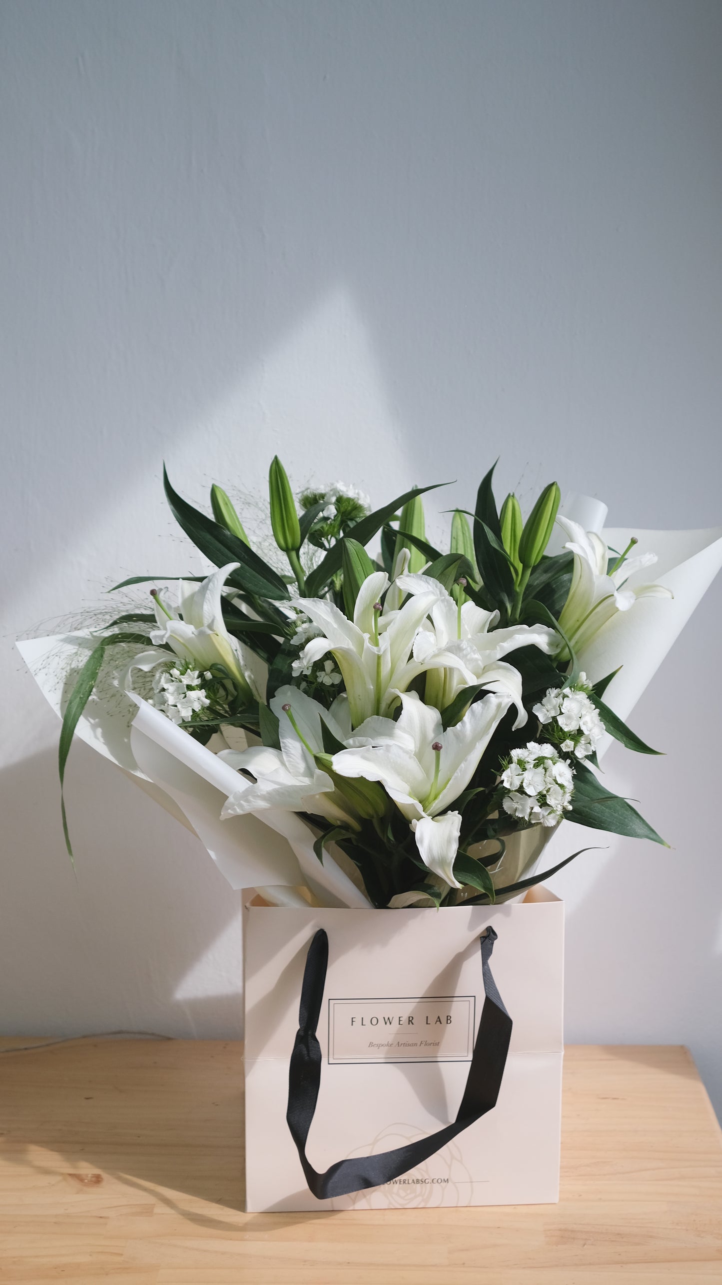 Flower Lab Singapore Lilies bouquet