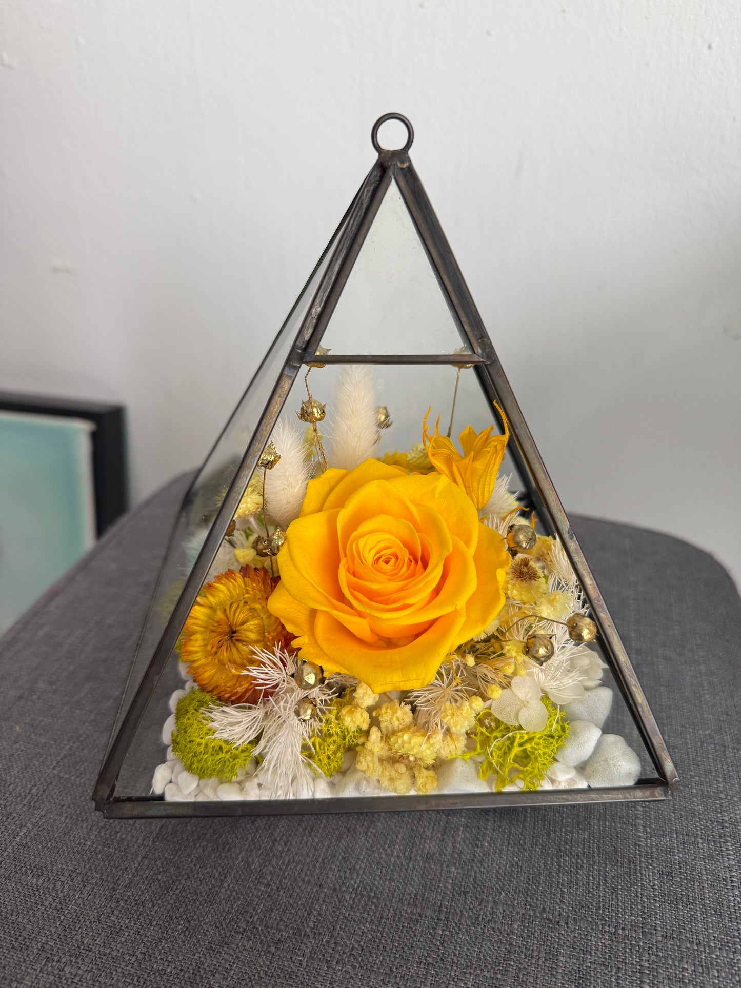 Preserved Flowers Terrarium - Celestial Love