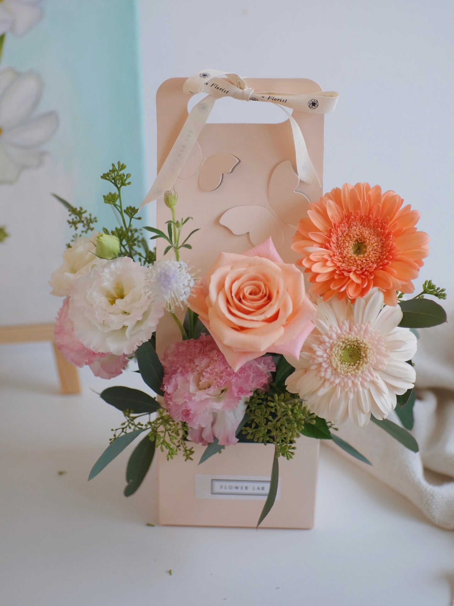 [Fresh Floral] Peach Blush Bloom Box