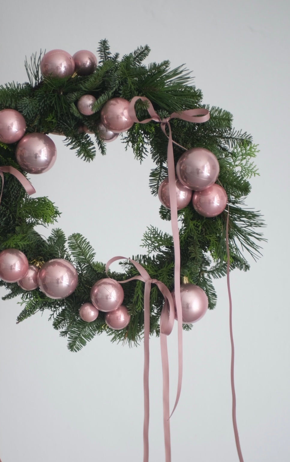 [FRESH] Christmas Wreath - Merry in Pink