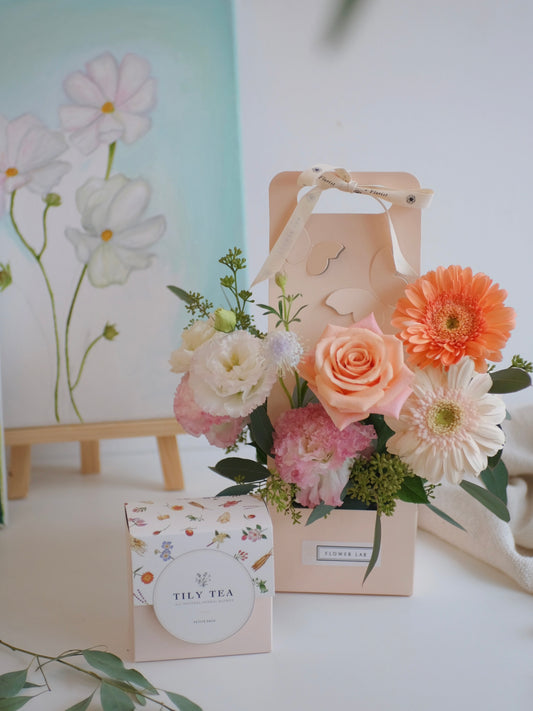[Fresh Floral] Peach Blush Bloom Box