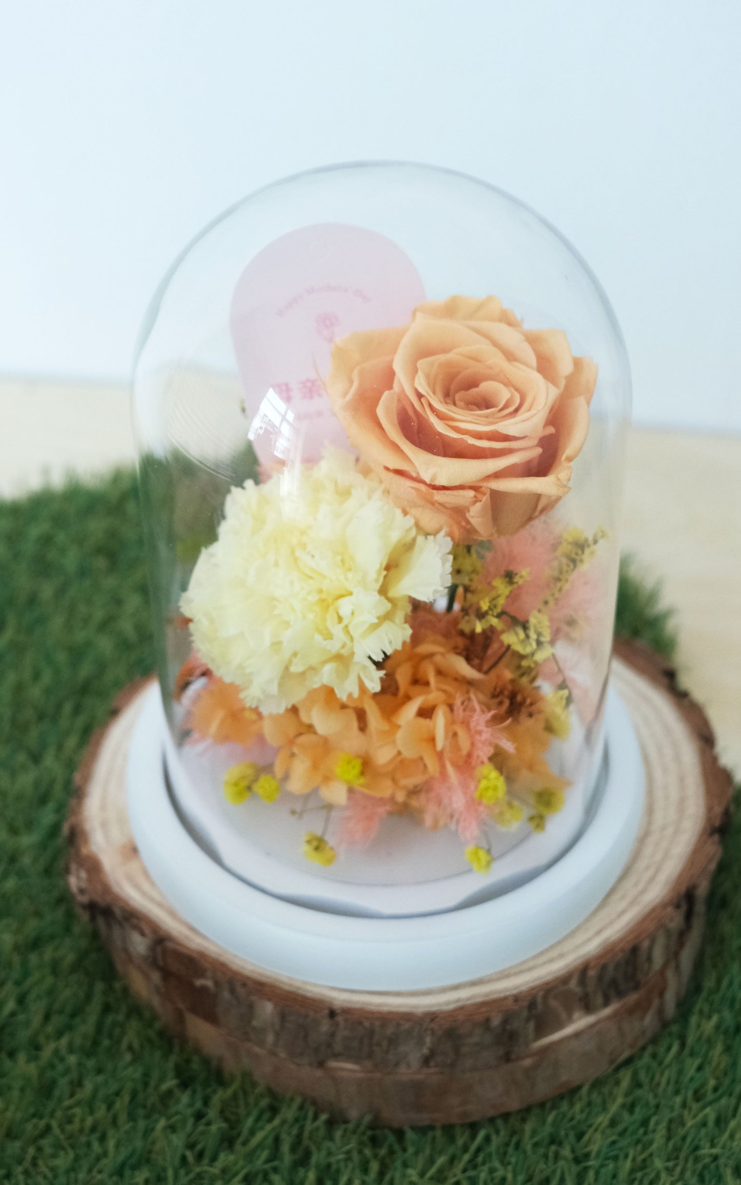 [Preserved] Mother's Day Eternal Love Glass Dome