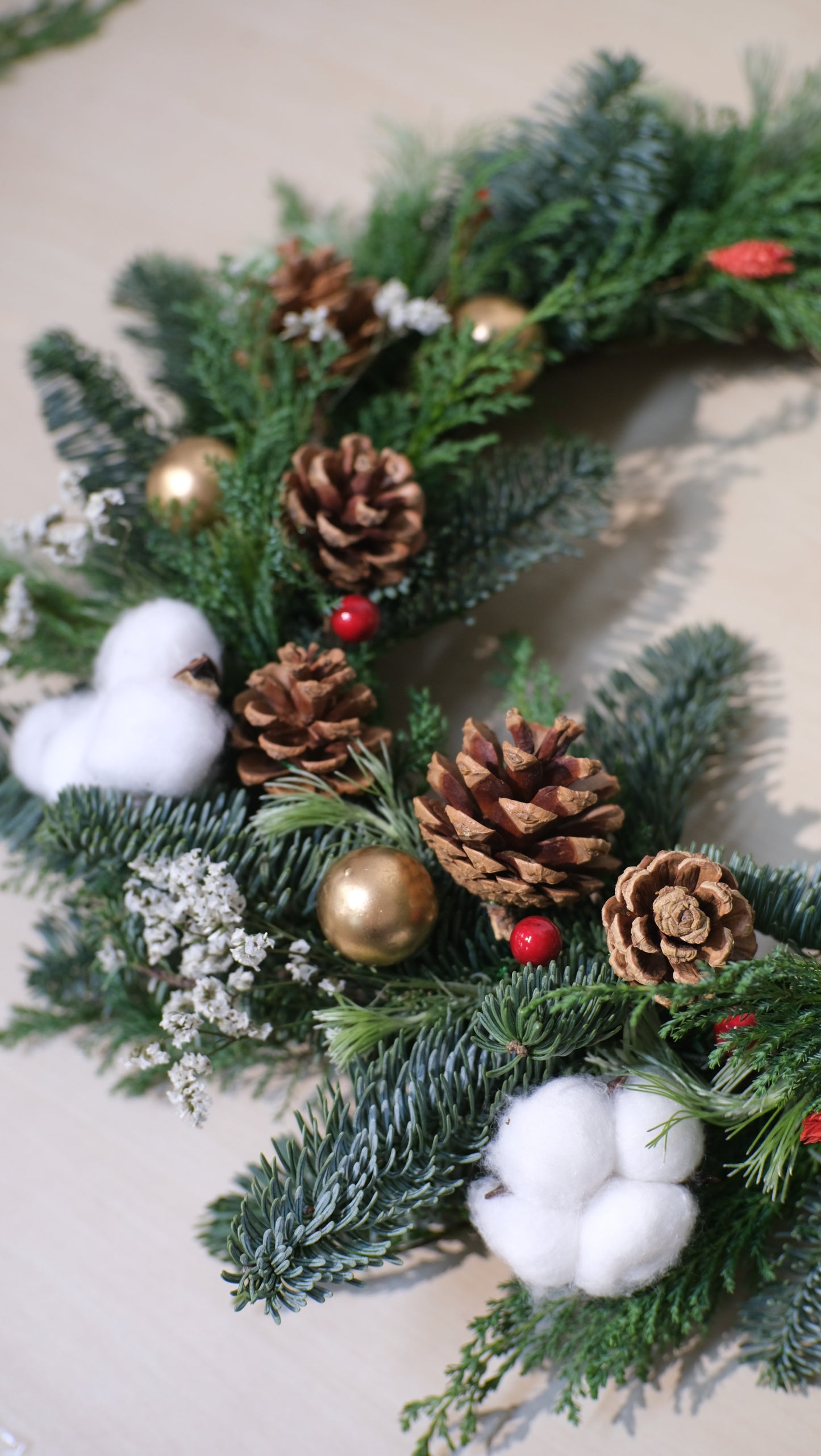 [13th DEC SATURDAY Workshop] Fresh Wreath of Wonders