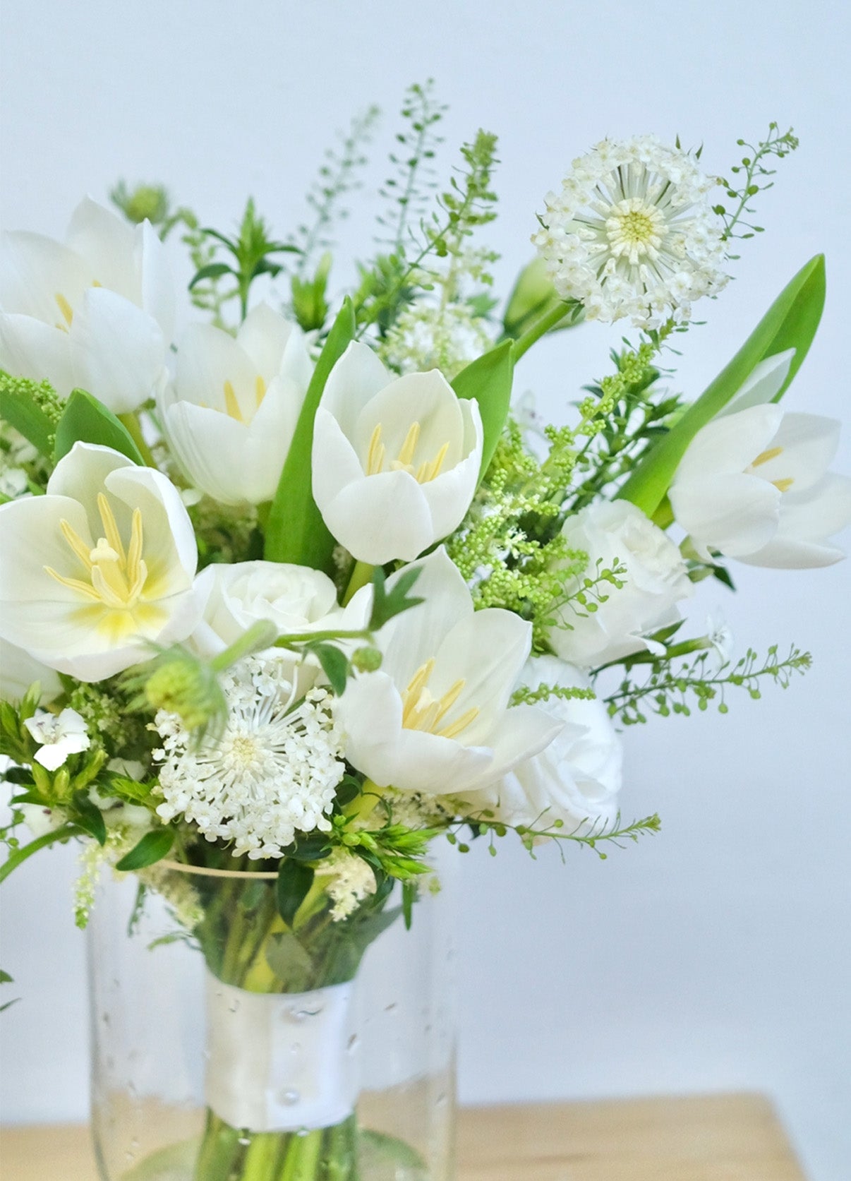 [Fresh] Bridal Hand Bouquet - Graceful Tulip