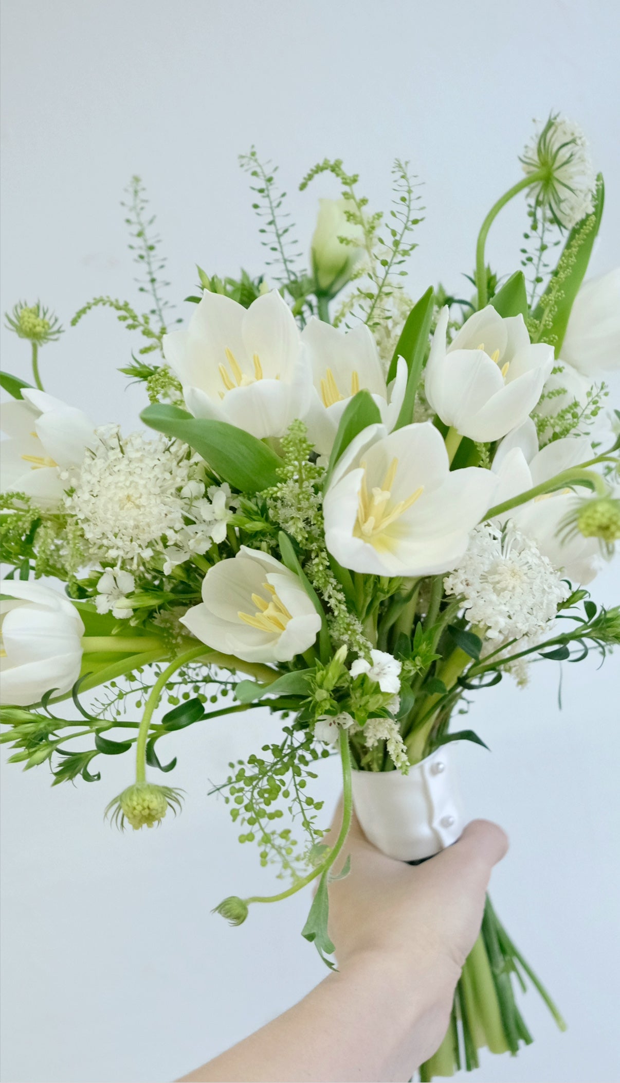 [Fresh] Bridal Hand Bouquet - Graceful Tulip