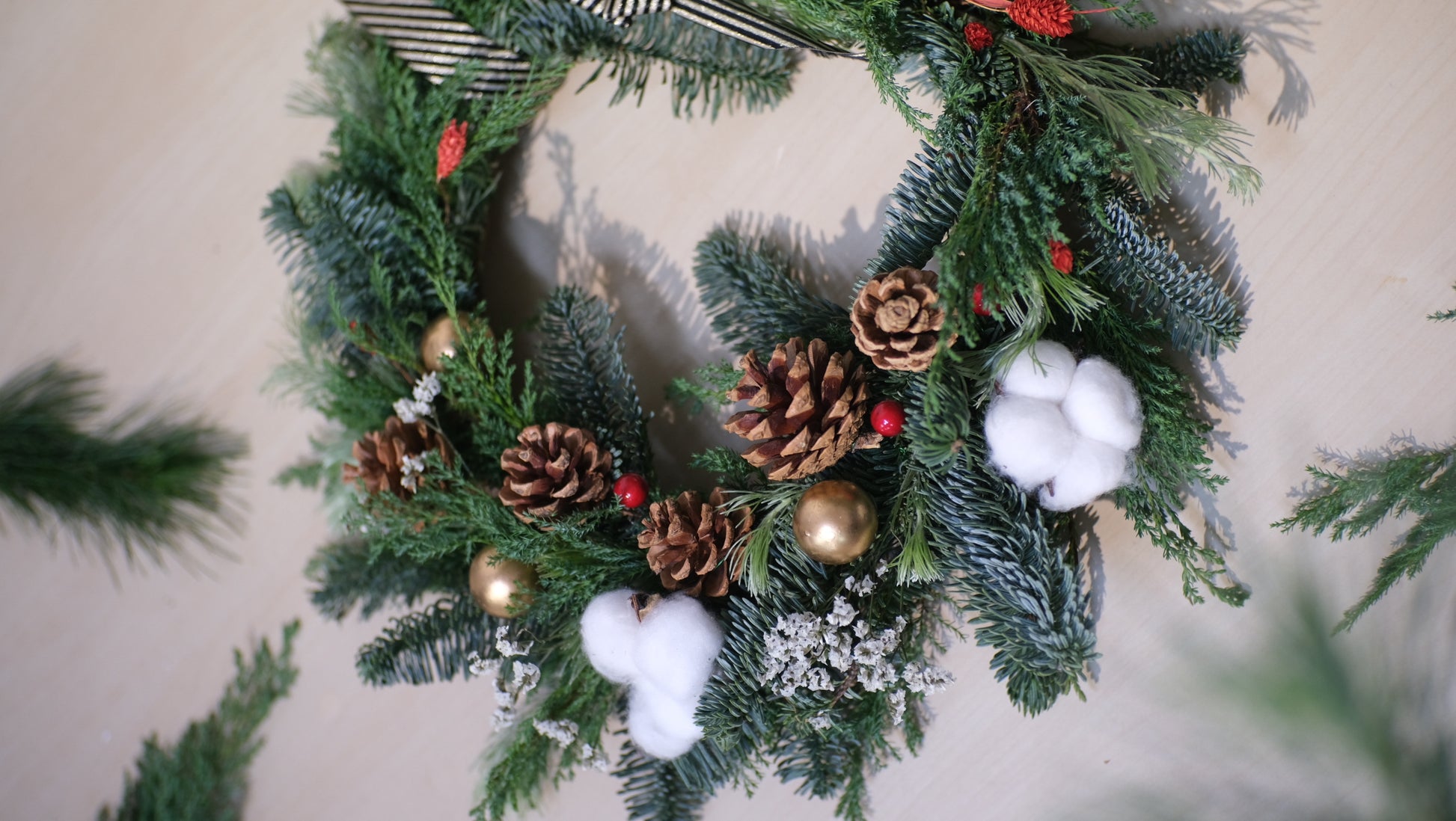 Flower Lab Singapore Fresh Christmas Wreath